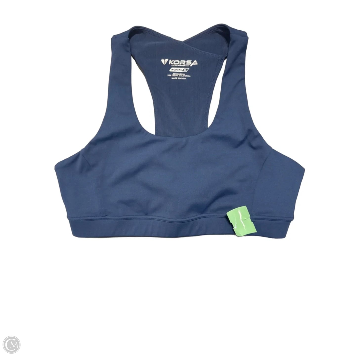 Athletic Bra By Cmc In Blue, Size: Xl