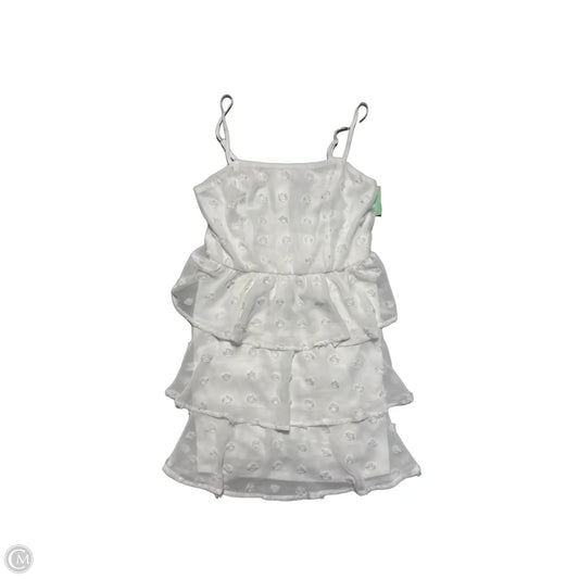 Dress Casual Short By Mi Ami In White, Size: S