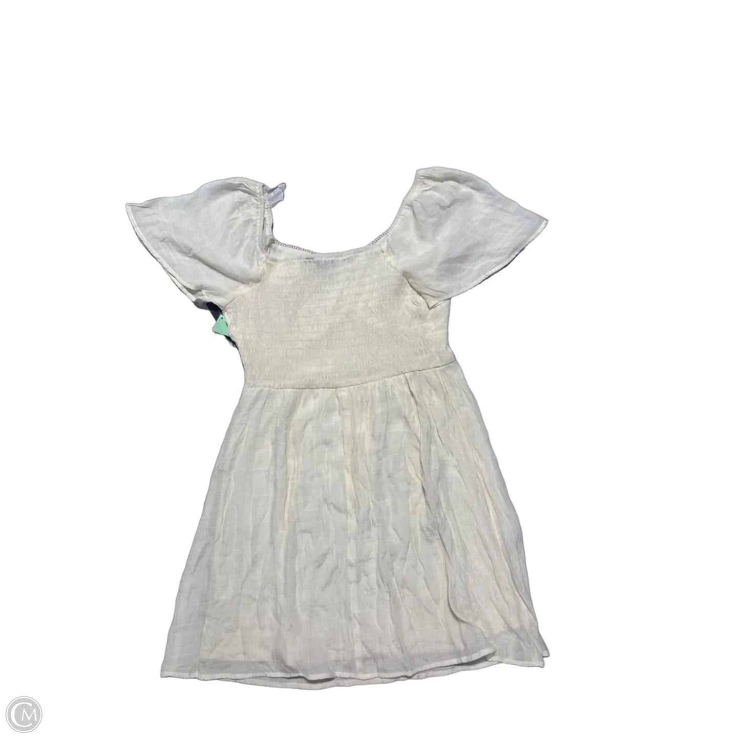 Dress Casual Short By As U Wish In Cream, Size: L