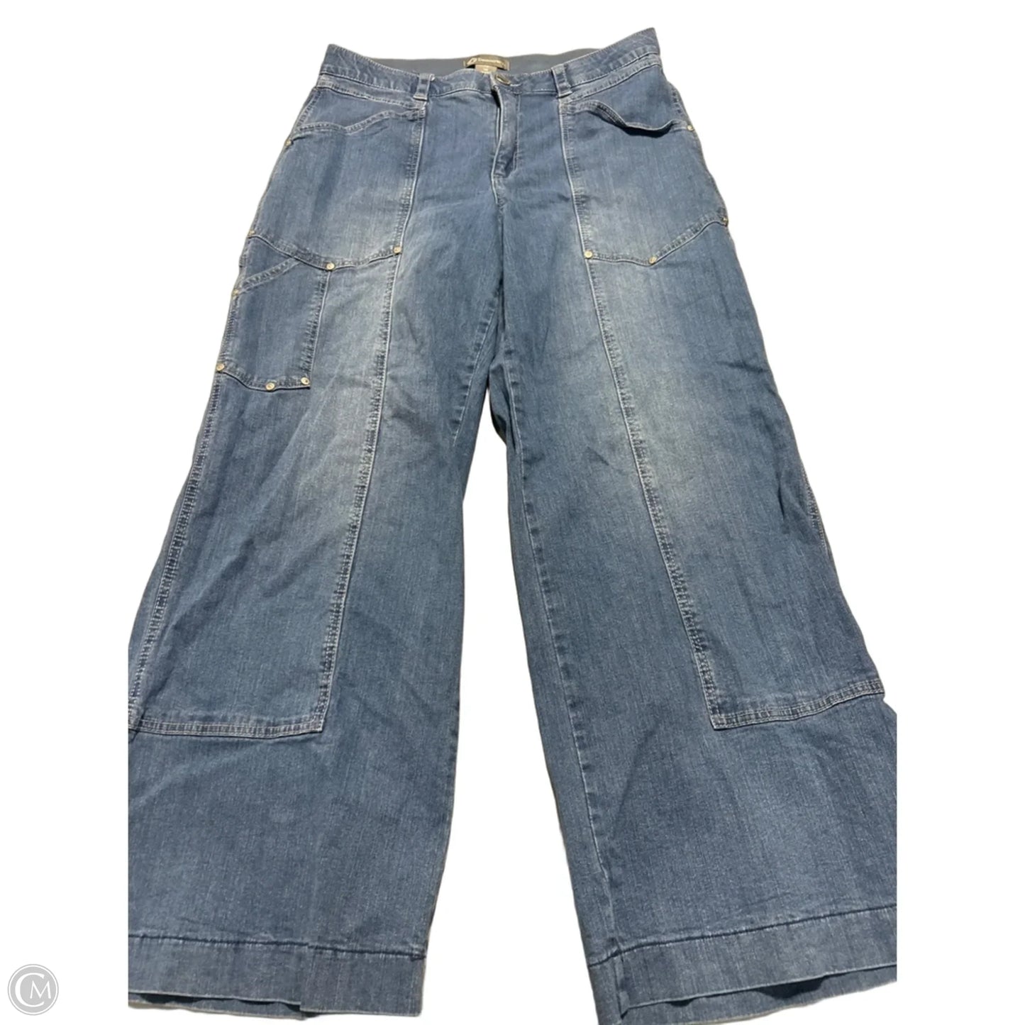 Jeans Wide Leg By Democracy In Blue Denim, Size: 16