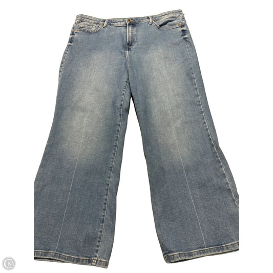 Jeans Wide Leg By Cmc In Blue Denim, Size: 20