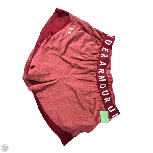 Athletic Shorts By Under Armour In Red, Size: 1x