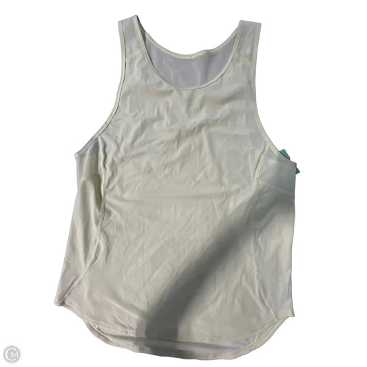 Athletic Tank Top By Lululemon In Yellow, Size: L