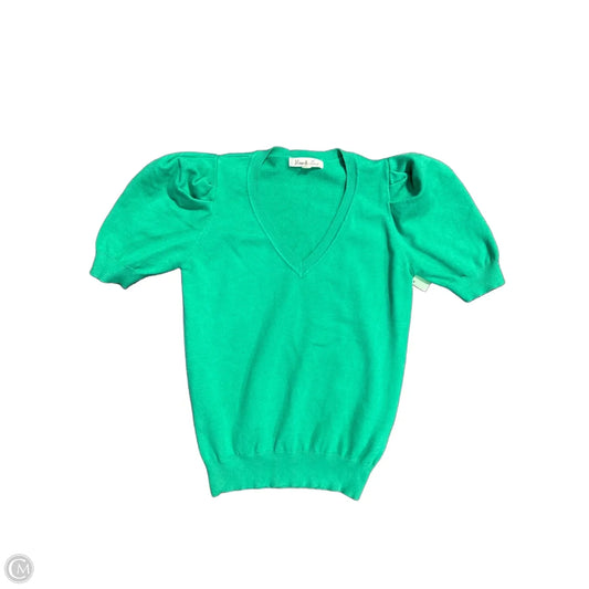 Top Short Sleeve By Vine & Love In Green, Size: M