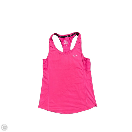 Athletic Tank Top By Nike In Pink, Size: S