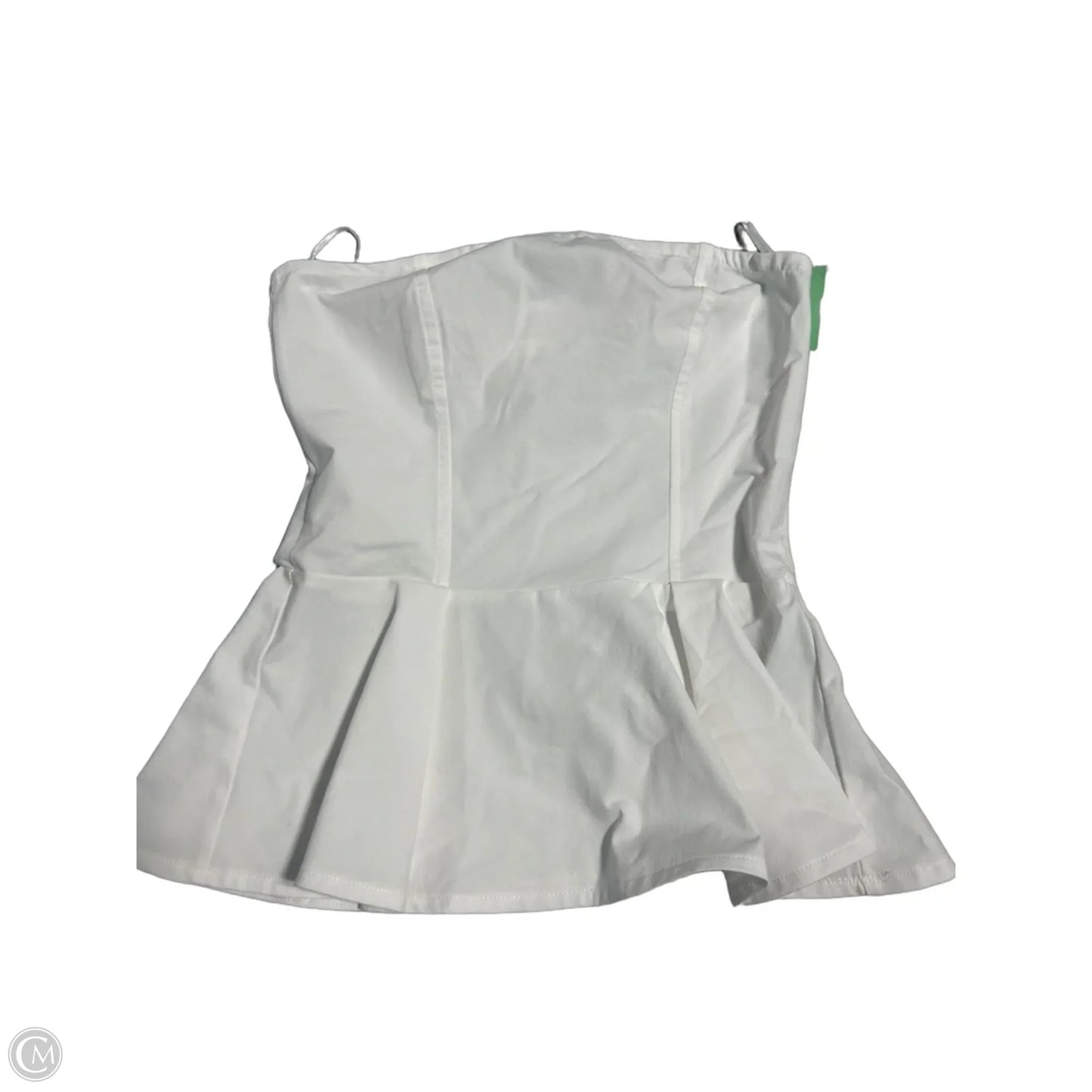 Top Sleeveless By H&m In White, Size: Xs