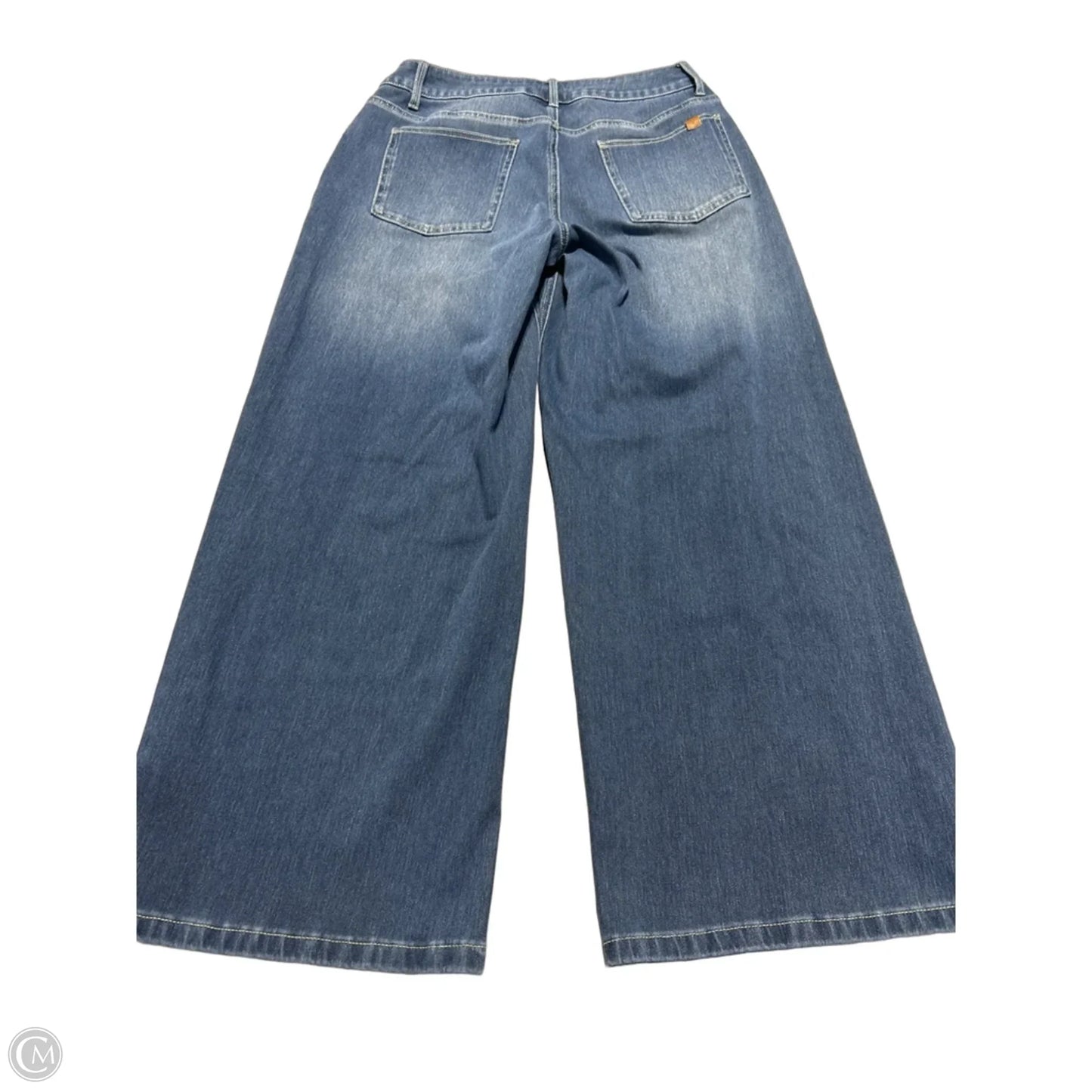 Jeans Wide Leg By Halara In Blue Denim, Size: 4