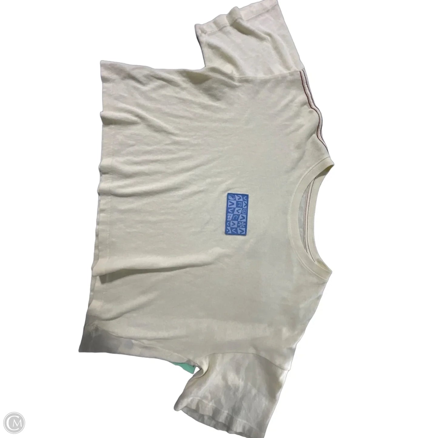 Top Short Sleeve By Cmc In Yellow, Size: S