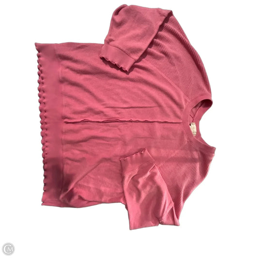 Top Long Sleeve By Altard State In Pink, Size: M