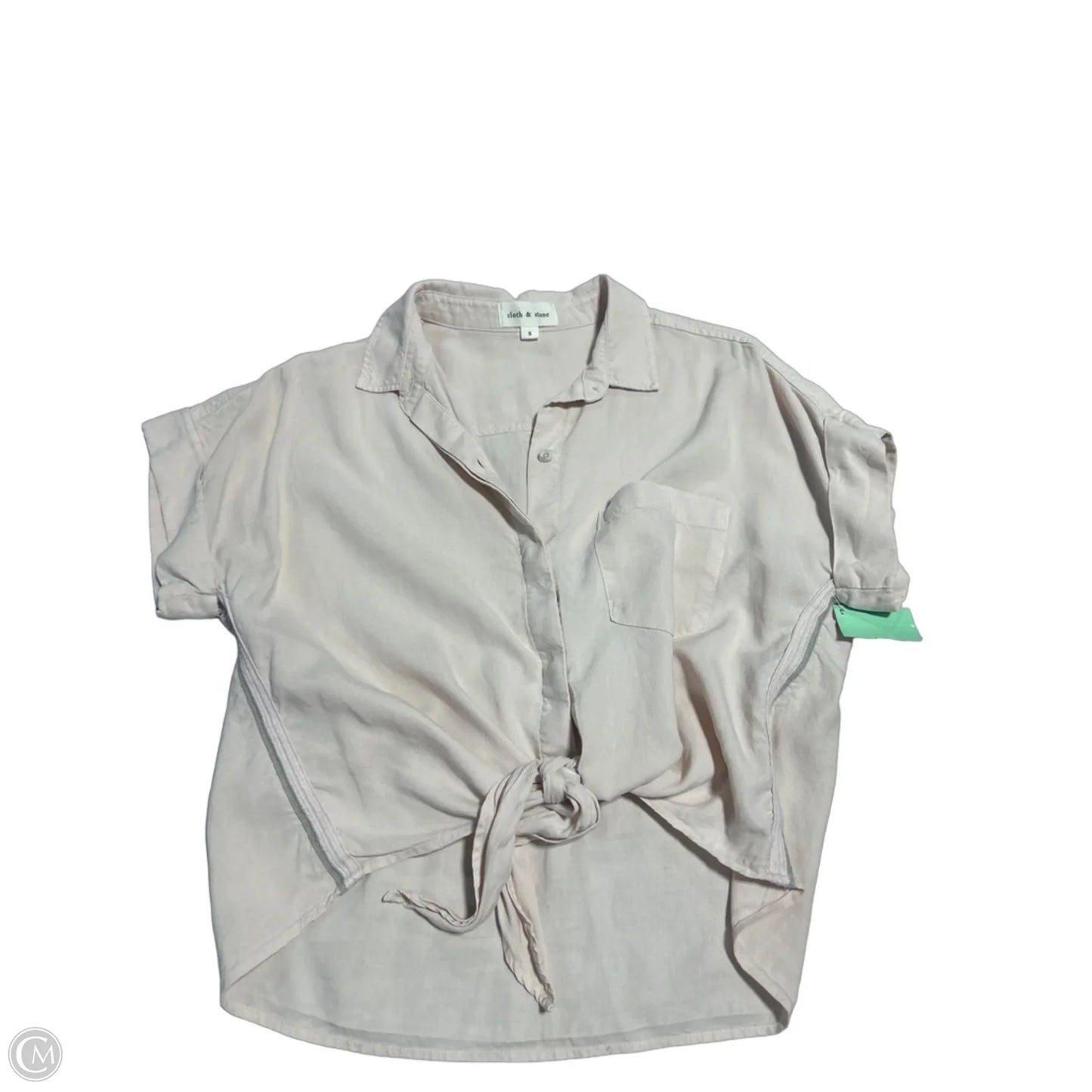 Top Short Sleeve By Cloth & Stone In Pink, Size: S