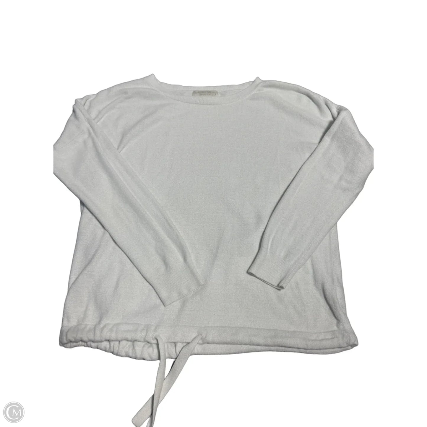 Top Long Sleeve By Barefoot Dreams In White, Size: S