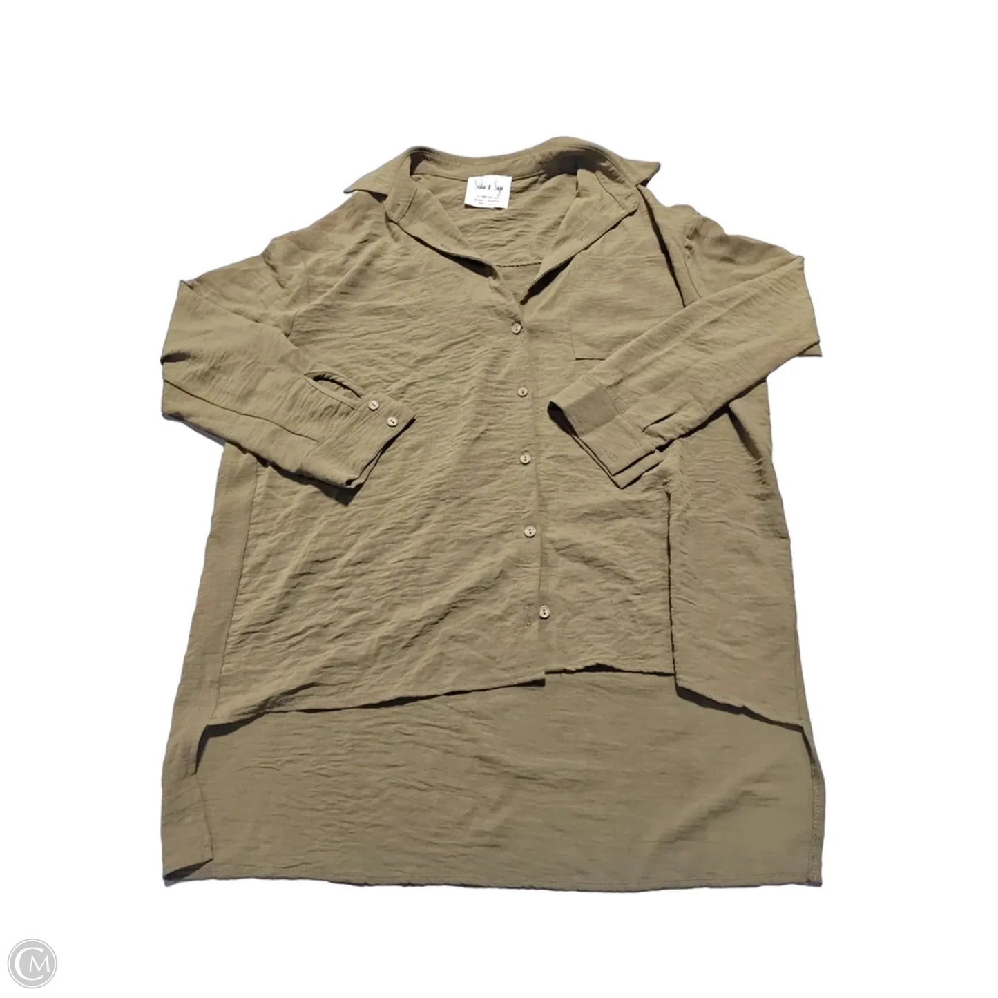 Top Long Sleeve By Sadie & Sage In Green, Size: Xs