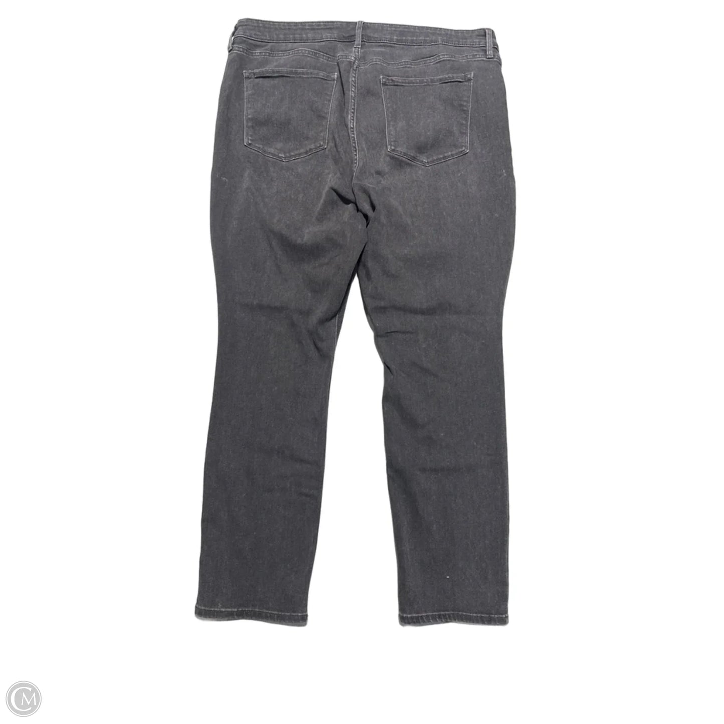 Jeans Straight By Old Navy In Black Denim, Size: 18