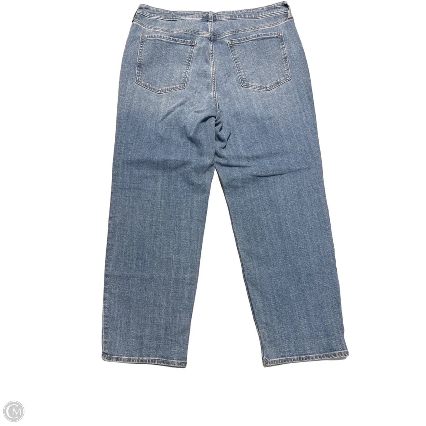 Jeans Straight By Old Navy In Blue Denim, Size: 18