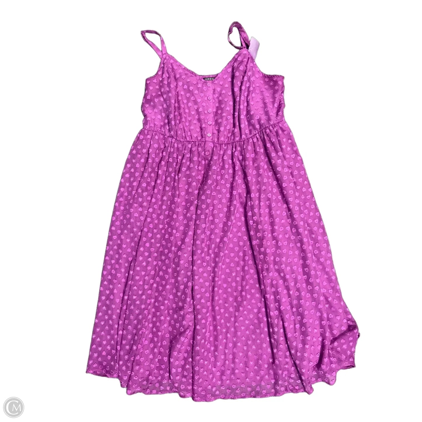 Dress Casual Midi By Torrid In Purple, Size: 2x