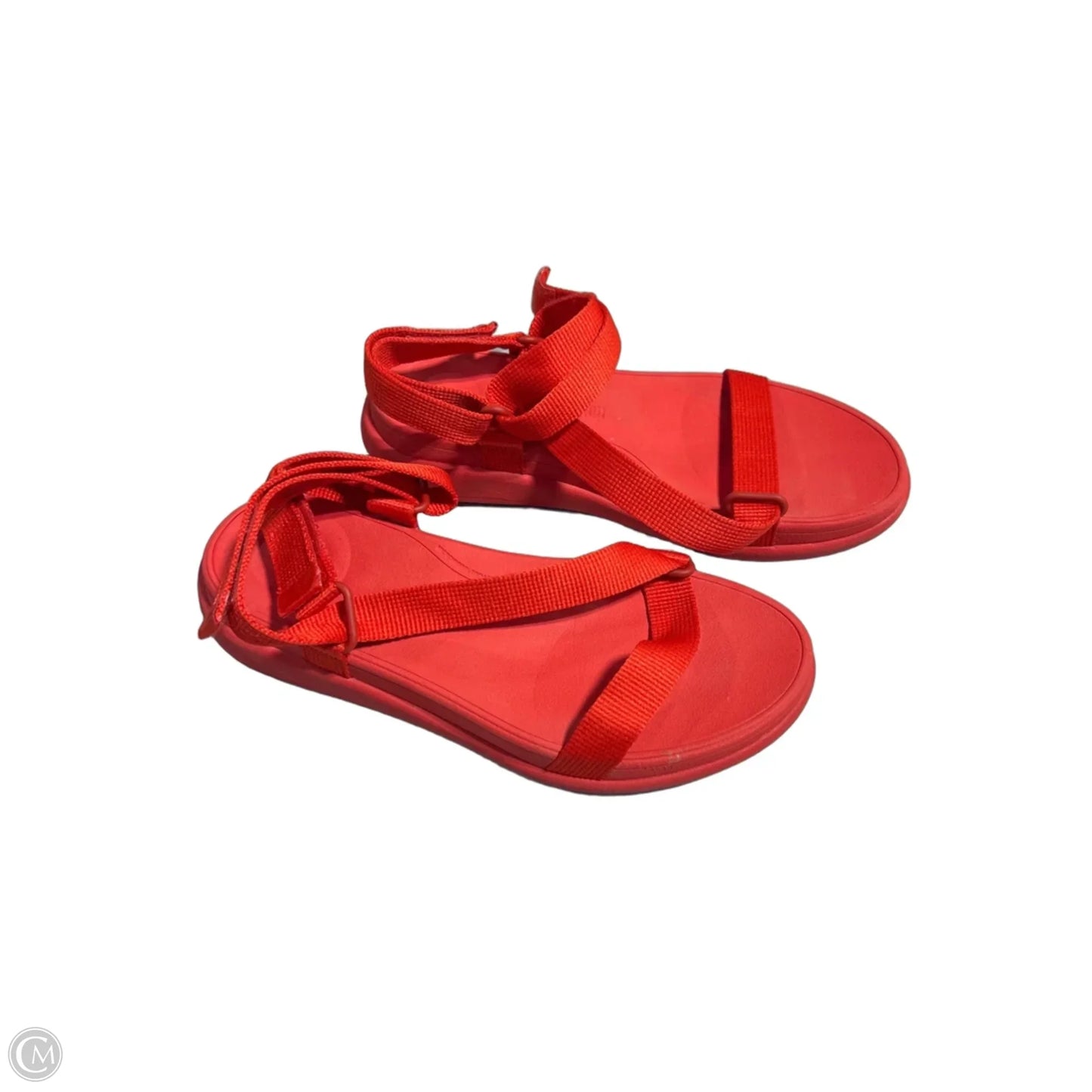 Sandals Flats By Fitflop In Red, Size: 10