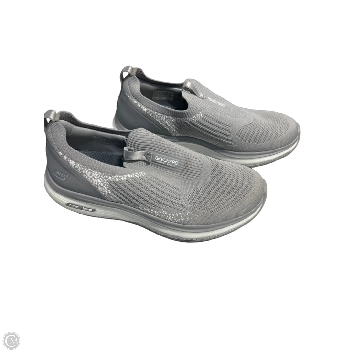 Shoes Athletic By Skechers In Grey, Size: 9