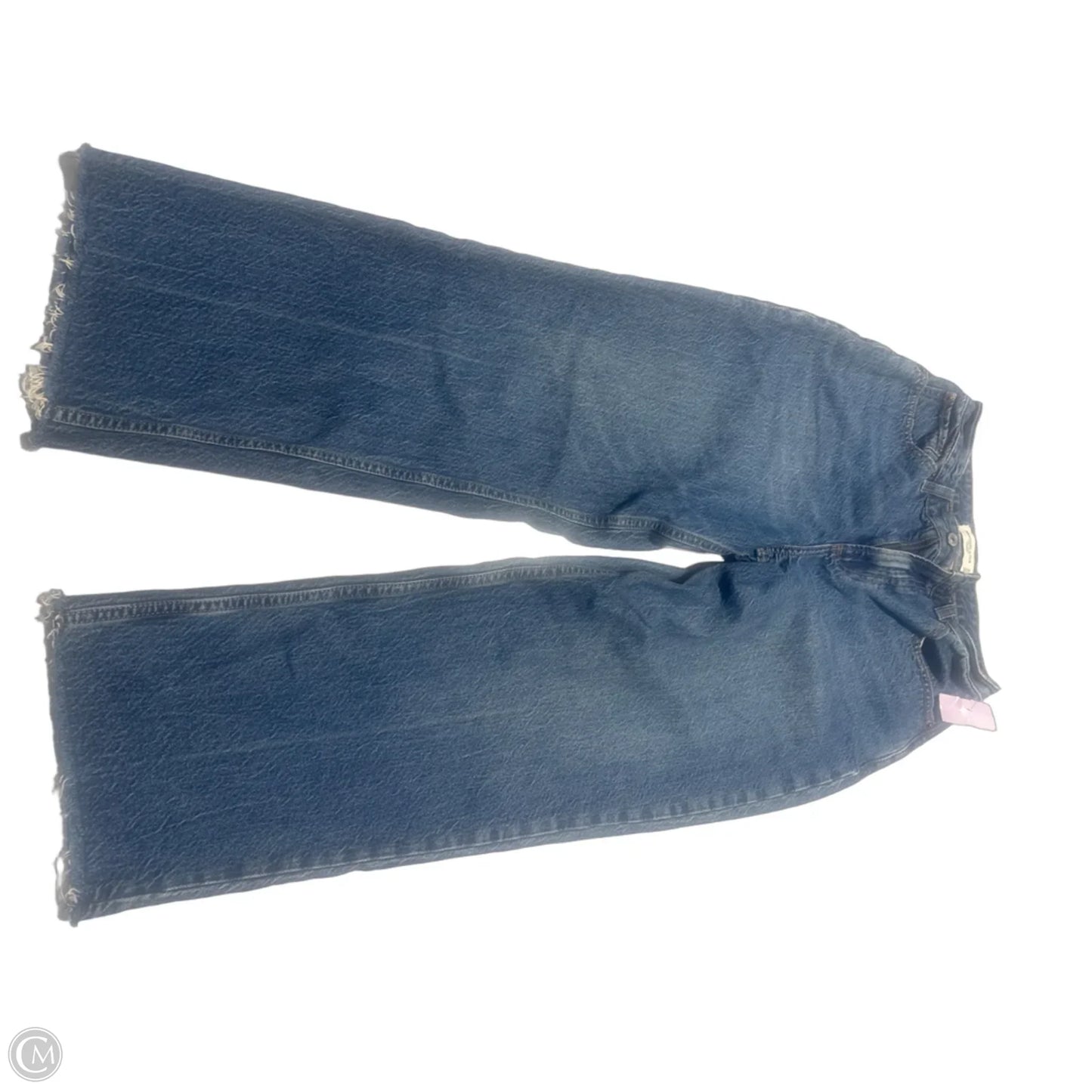 Jeans Straight By Abercrombie And Fitch In Blue Denim, Size: 4