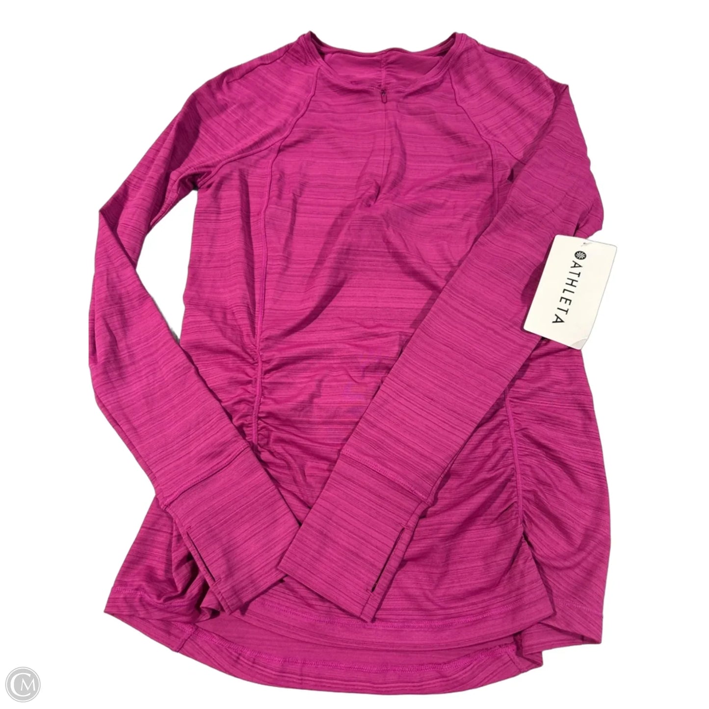 Top Long Sleeve By Athleta In Purple, Size: S