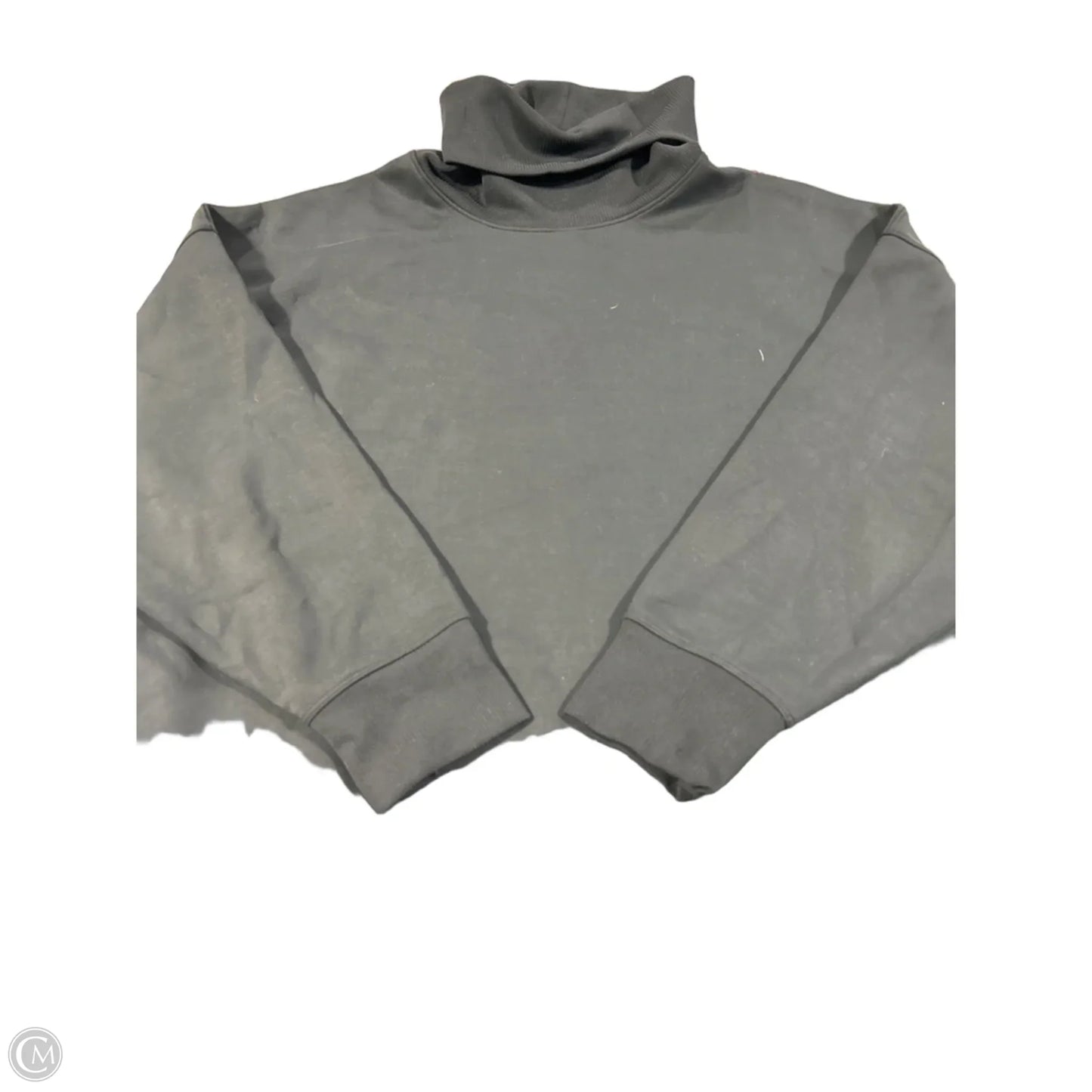 Athletic Top Long Sleeve Collar By All In Motion In Black, Size: M