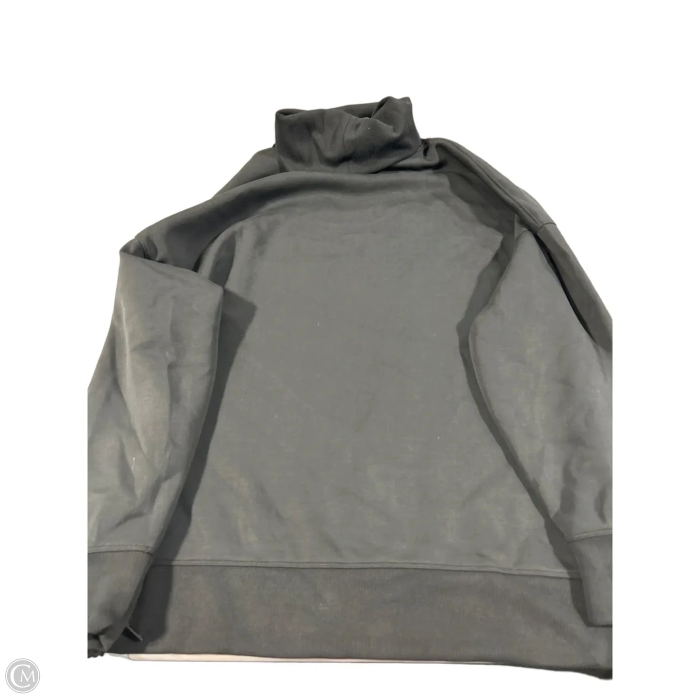 Athletic Top Long Sleeve Collar By All In Motion In Black, Size: M