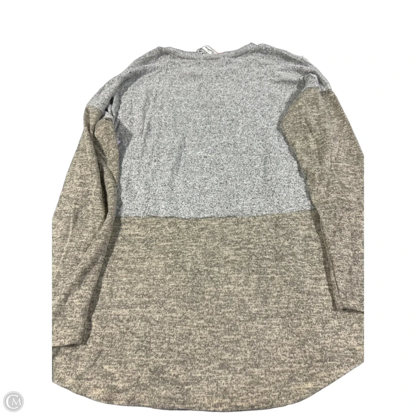 Top Long Sleeve By My Story In Grey, Size: L