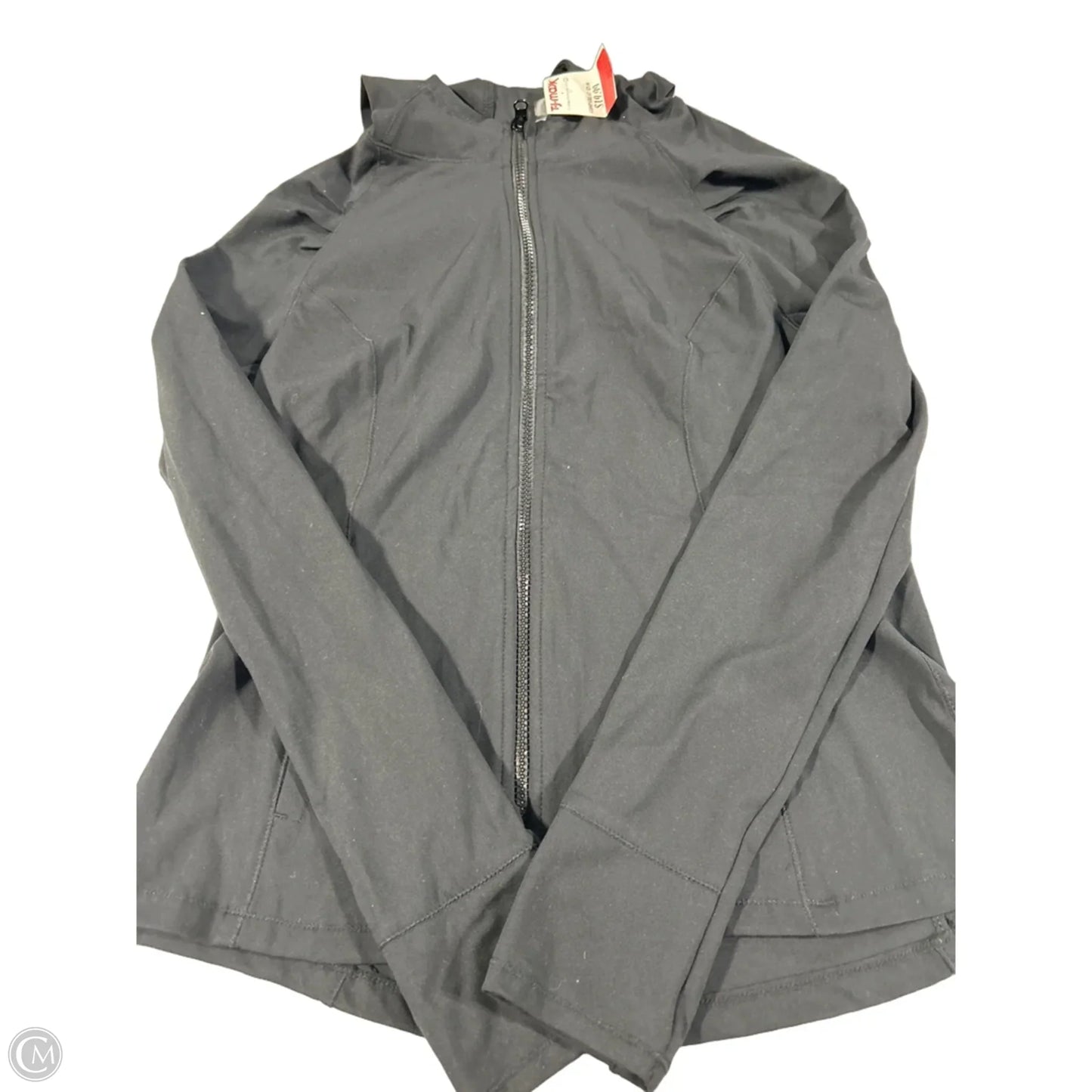 Athletic Jacket By Yogalicious In Black, Size: L