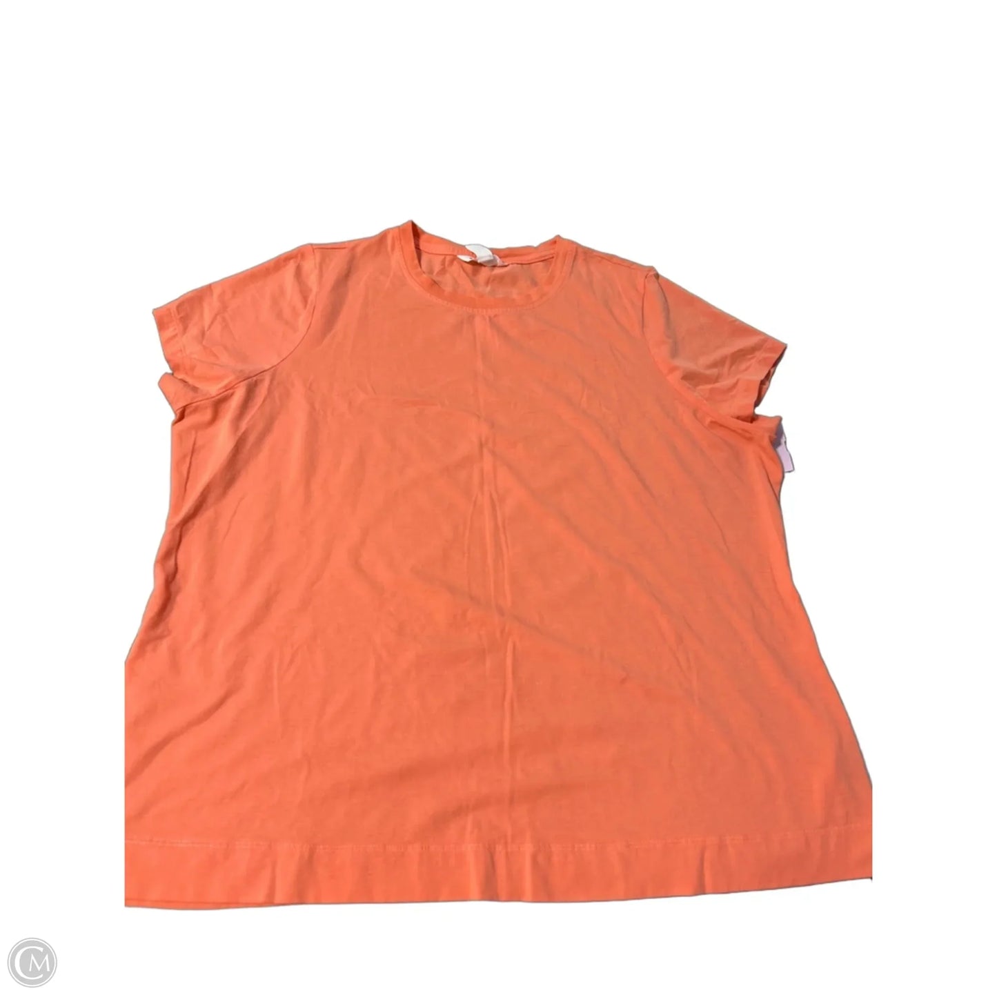Top Short Sleeve By Athleta In Coral, Size: 1x