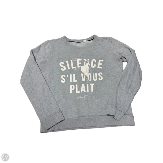 Top Long Sleeve By Lacoste In Grey, Size: Xs