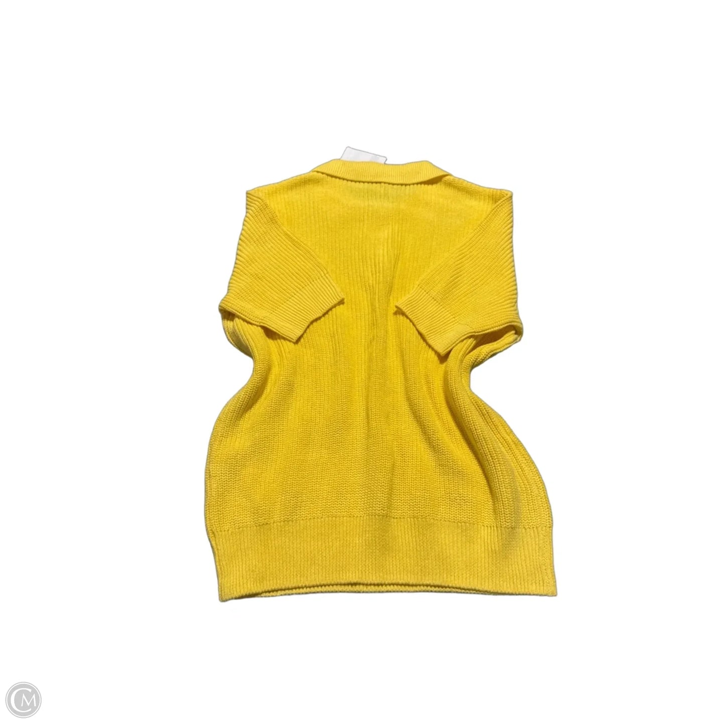 Top Short Sleeve By Appleseeds In Yellow, Size: M