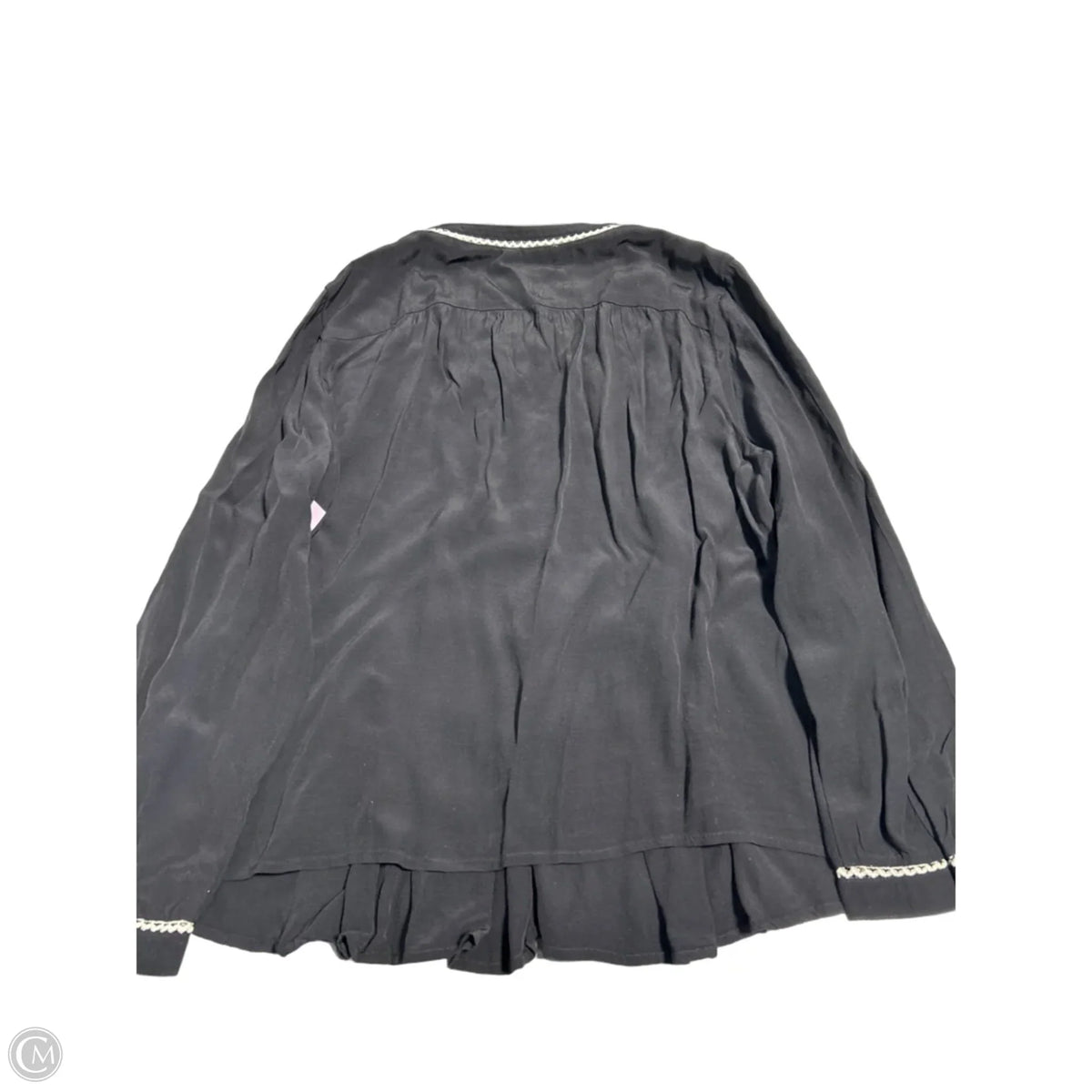 Top Long Sleeve By Velvet In Black, Size: L