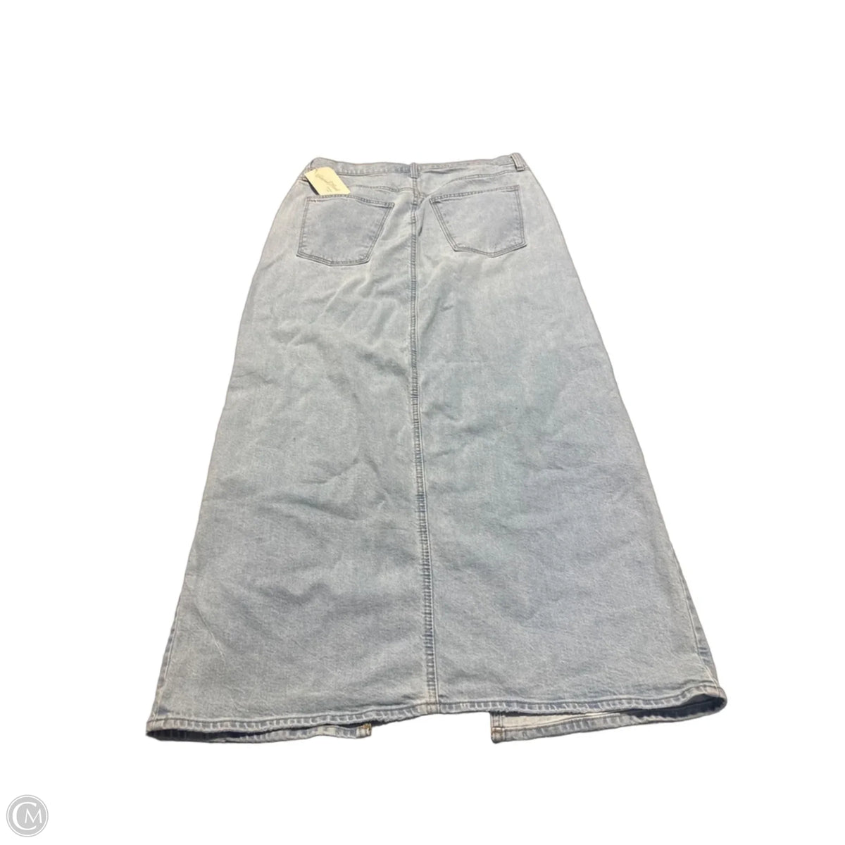 Skirt Maxi By Universal Thread In Blue Denim, Size: 12