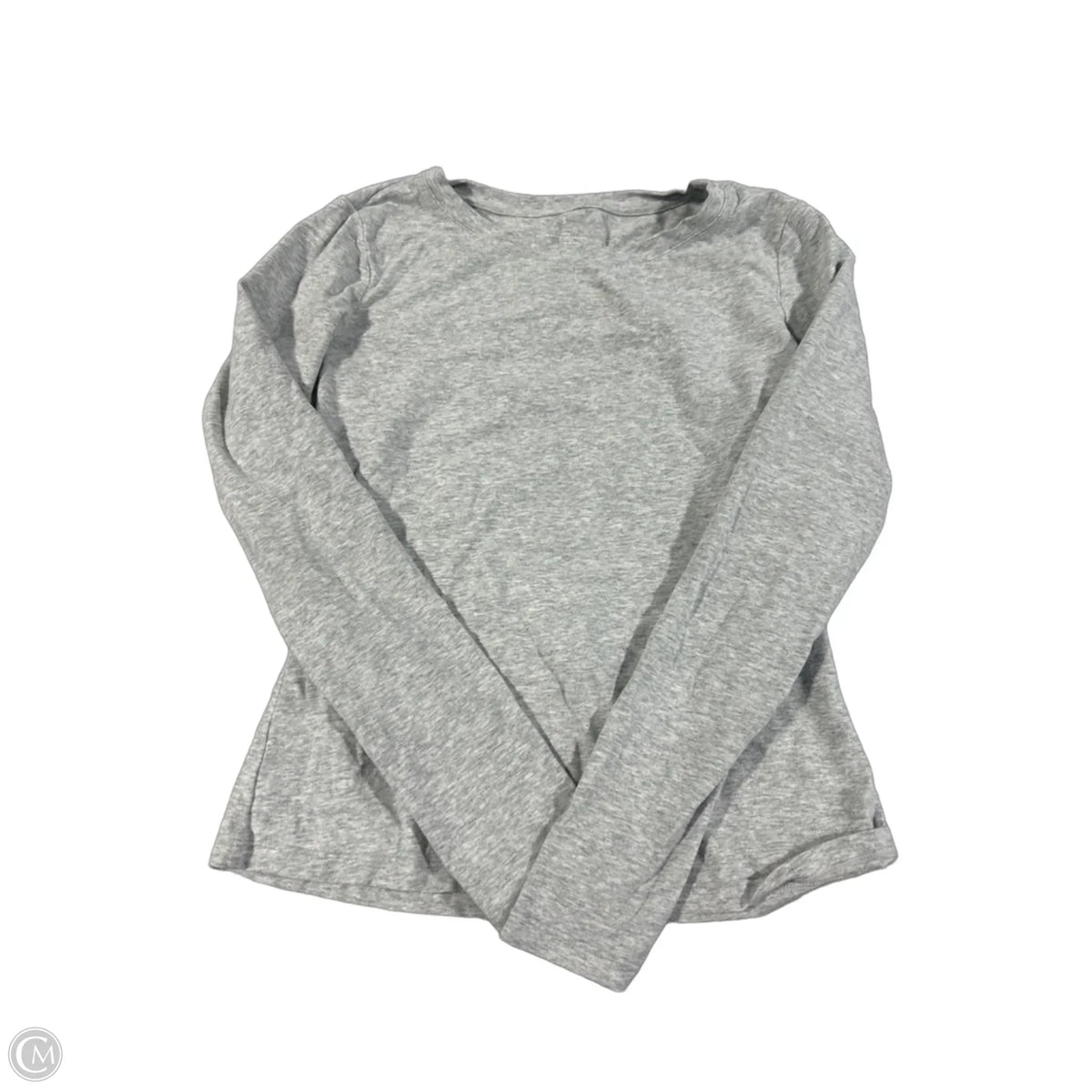 Top Long Sleeve By Cmc In Grey, Size: S