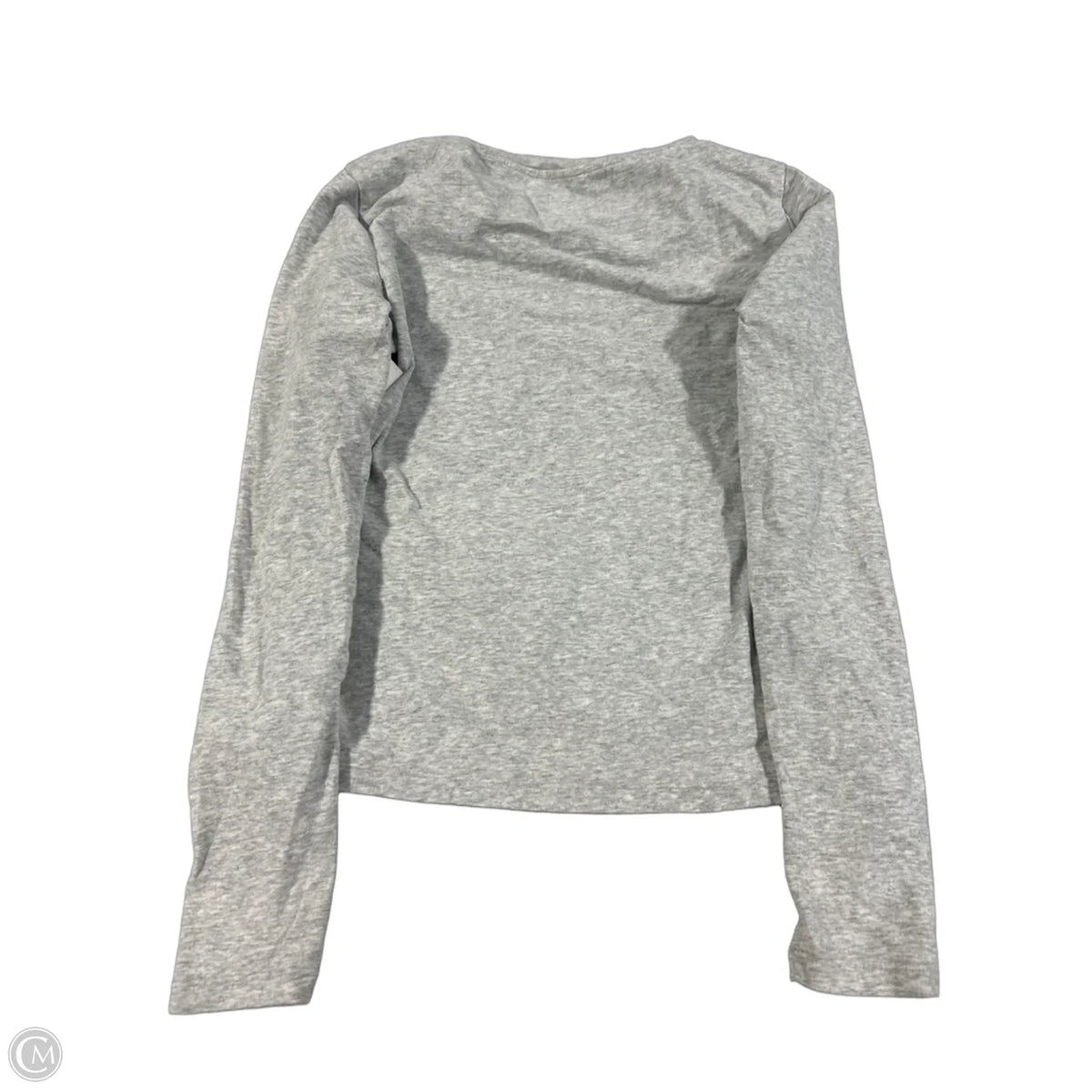 Top Long Sleeve By Cmc In Grey, Size: S