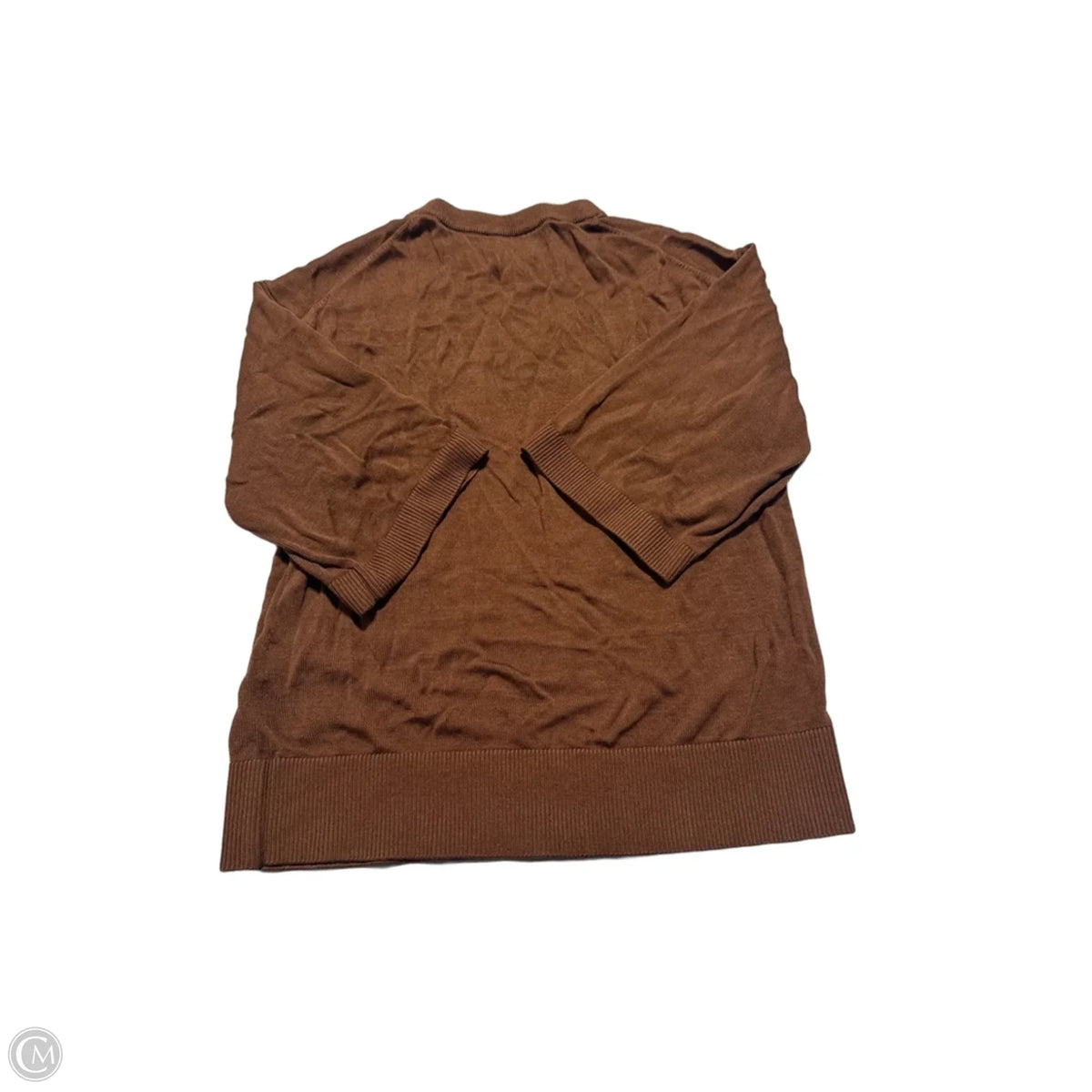 Top 3/4 Sleeve By H&m In Brown, Size: S