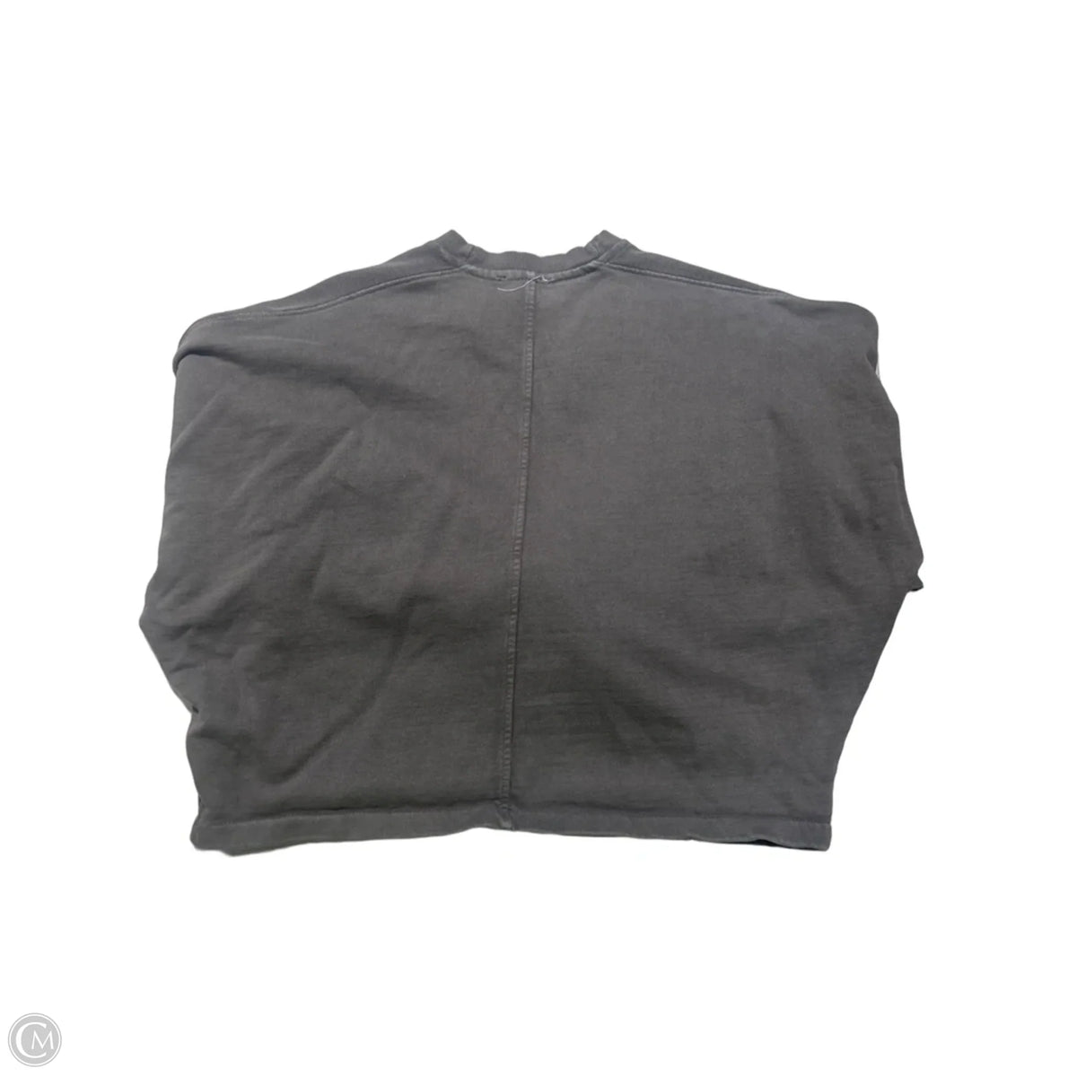 Top Long Sleeve By Cmc In Grey, Size: S