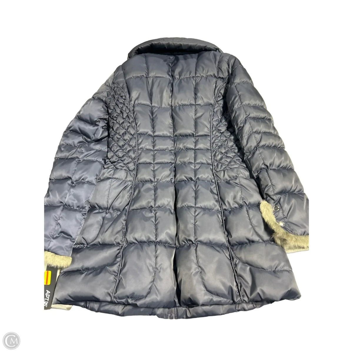 Coat Puffer & Quilted By Apt 9 In Navy, Size: S