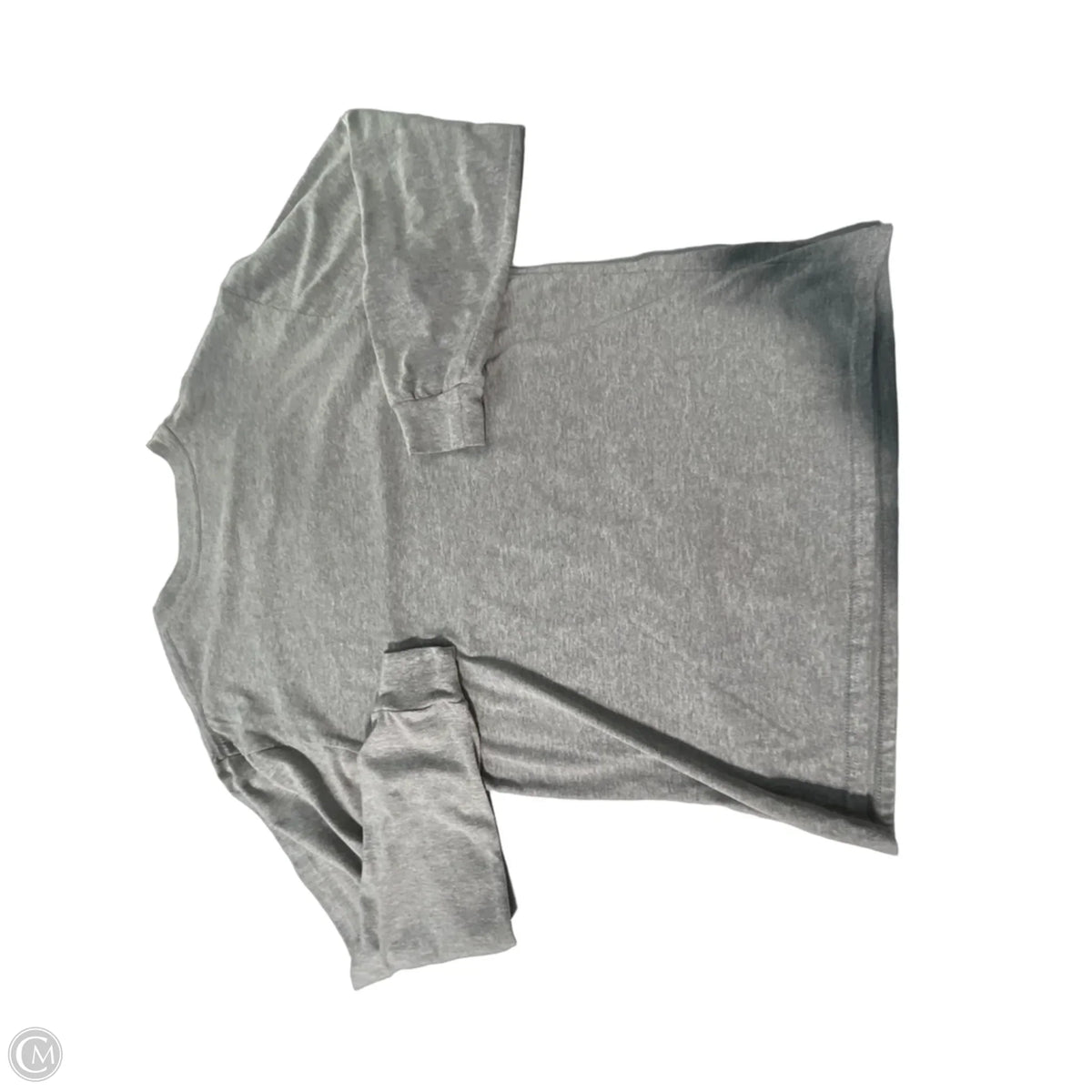 Top Long Sleeve By Cmc In Grey, Size: S