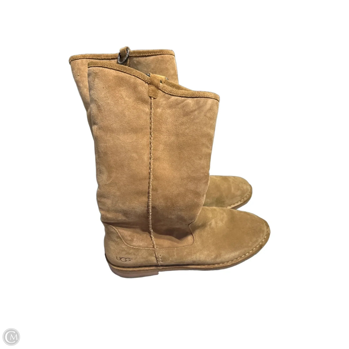 Boots Designer By Ugg In Brown, Size: 10