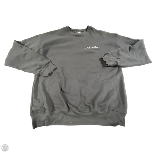 Top Long Sleeve By Bella + Canvas In Grey, Size: M