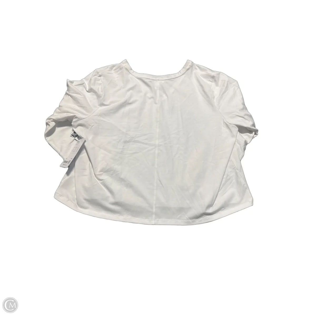 Top Long Sleeve By Athleta In White, Size: 2x