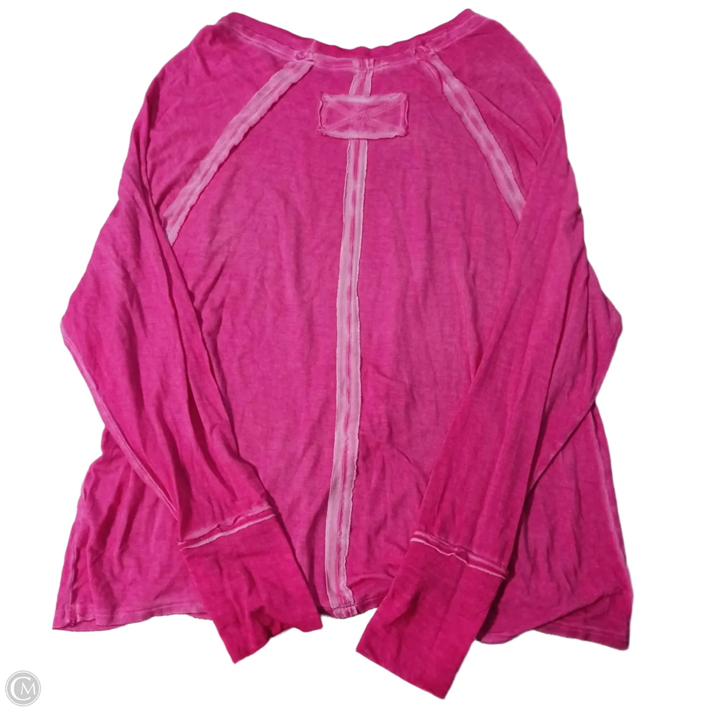 Top Long Sleeve By Cmc In Pink, Size: S