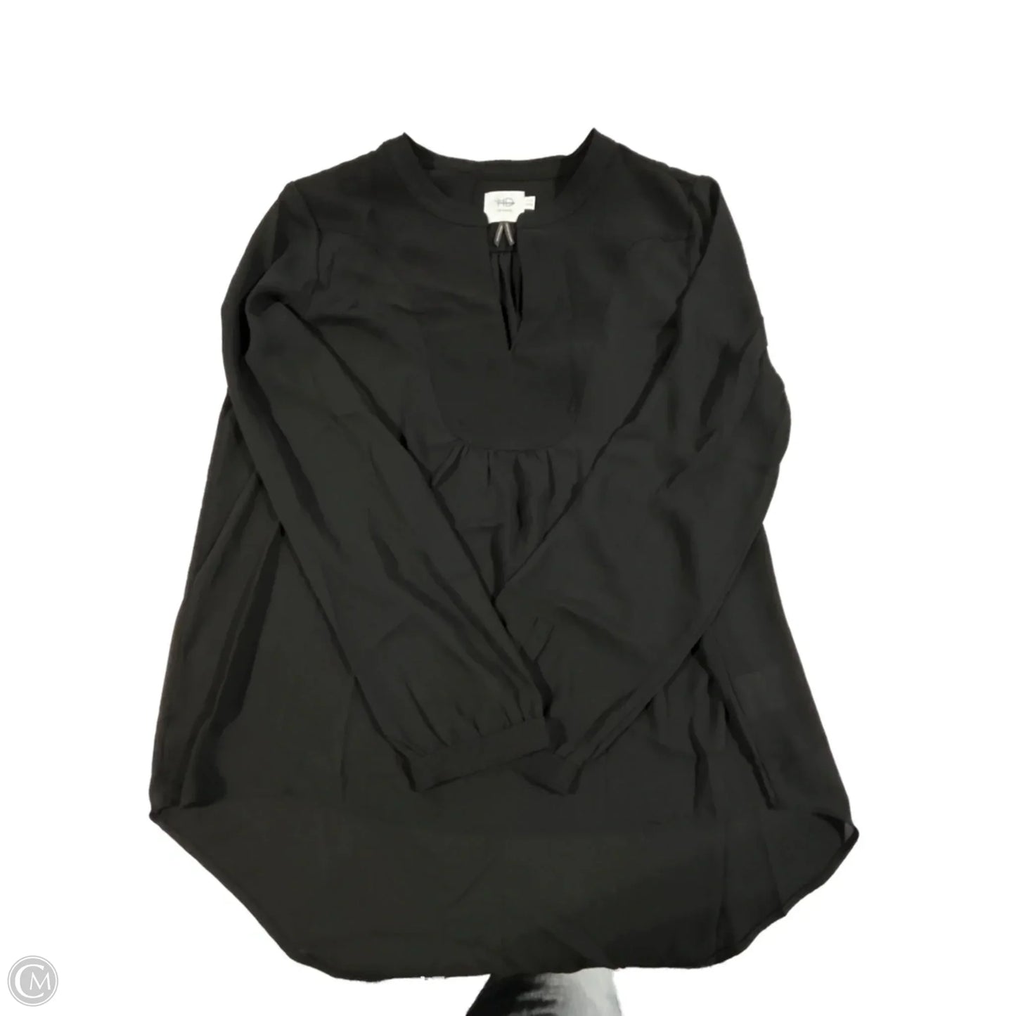 Blouse Long Sleeve By Hd In Paris In Black, Size: L