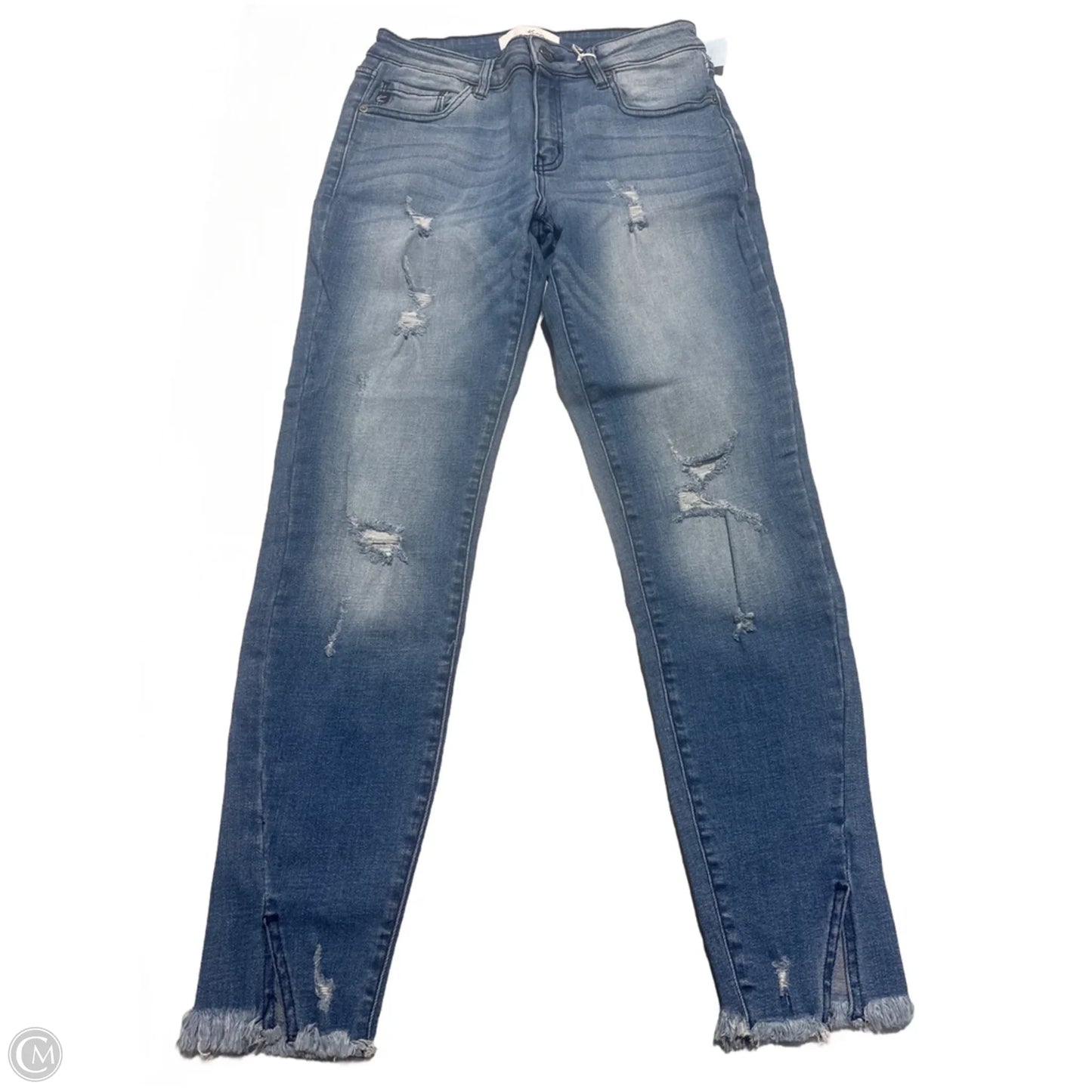 Jeans Skinny By Kancan In Blue Denim, Size: 10