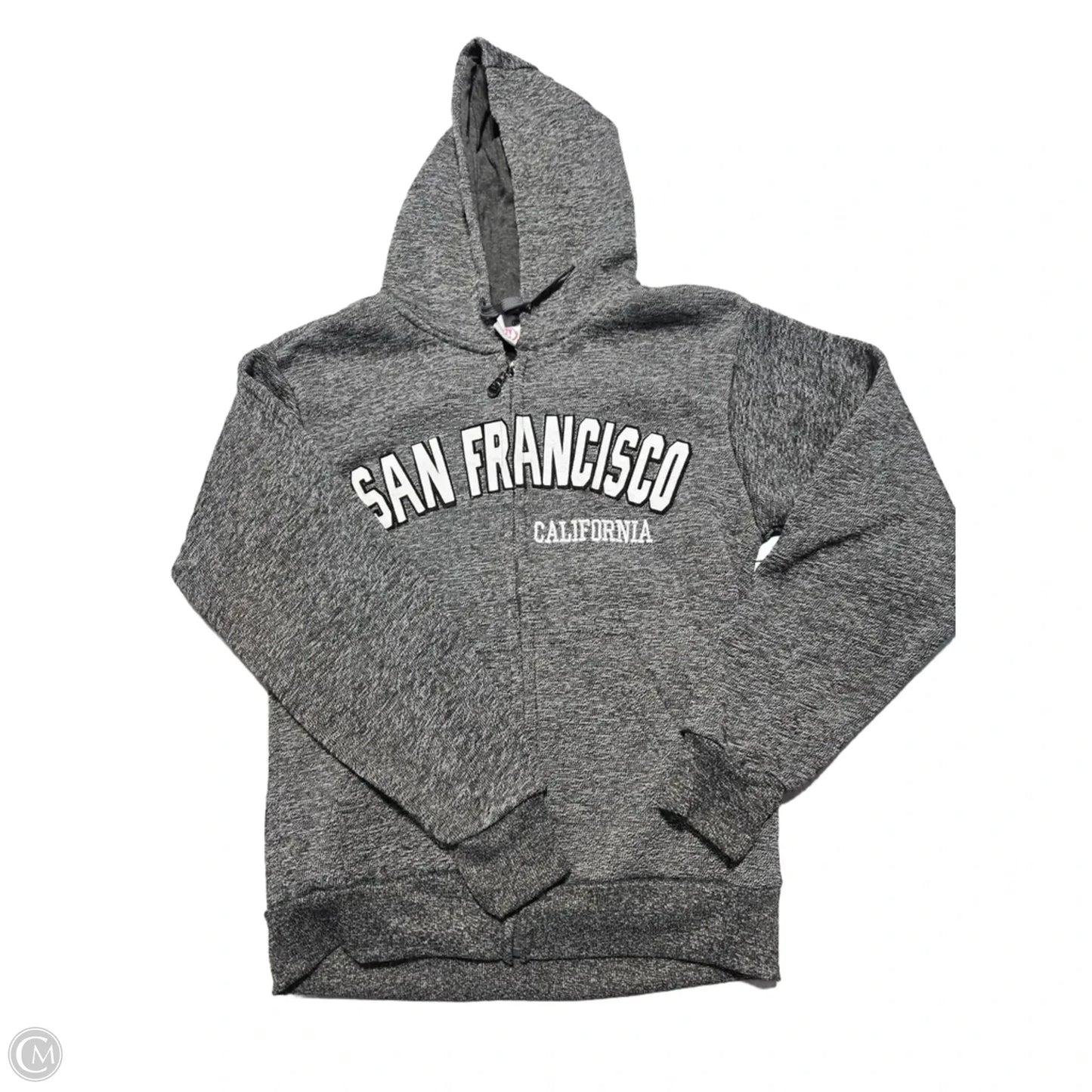 Sweatshirt Hoodie By Cmf In Grey, Size: S