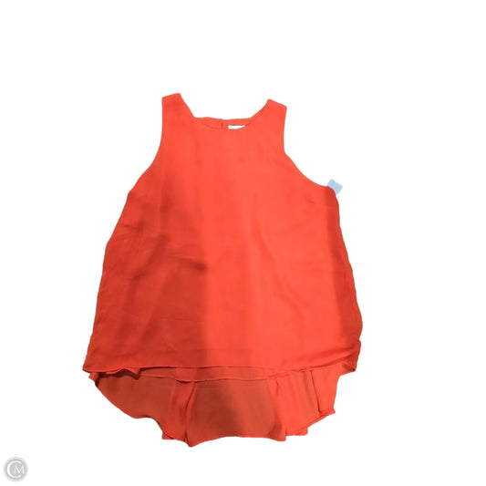Top Sleeveless By Relativity In Orange, Size: Xl