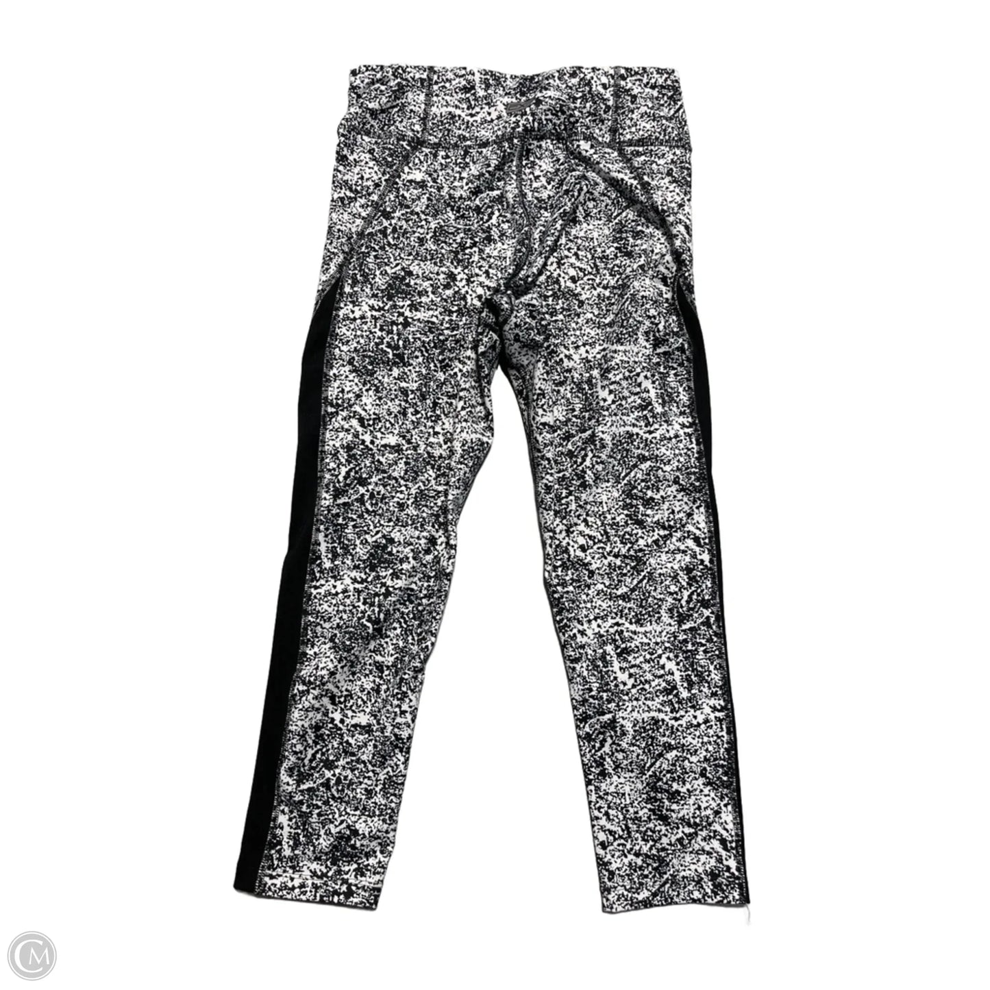 Athletic Leggings By Cme In Black & White, Size: S