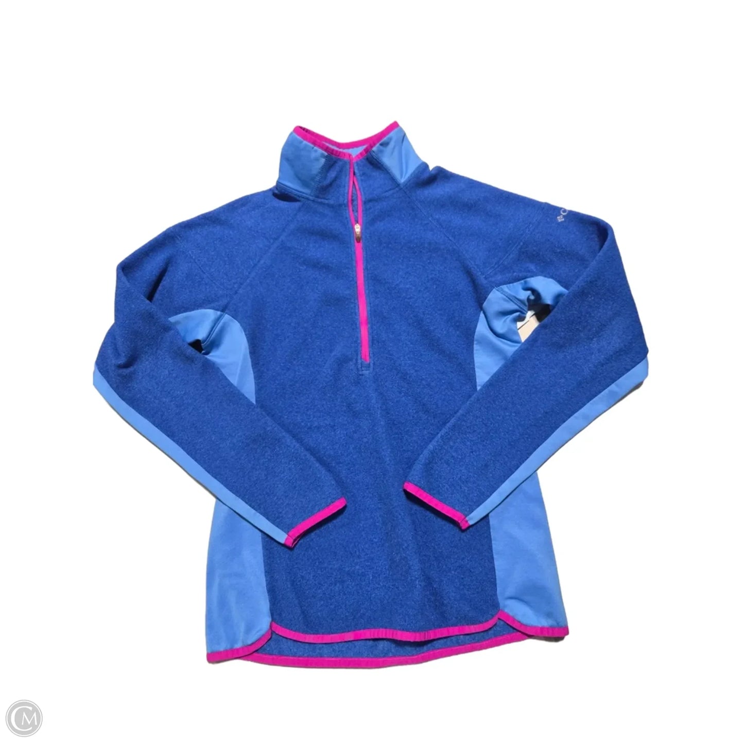 Athletic Jacket By Columbia In Blue & Pink, Size: M