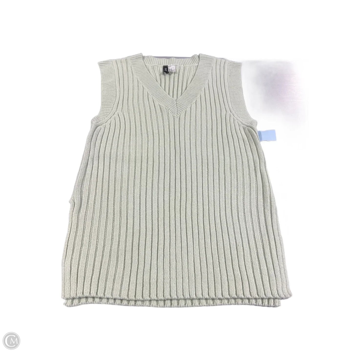 Vest Sweater By Divided In Green, Size: Xs