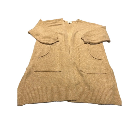 Sweater Cardigan By Universal Thread In Beige, Size: Xl